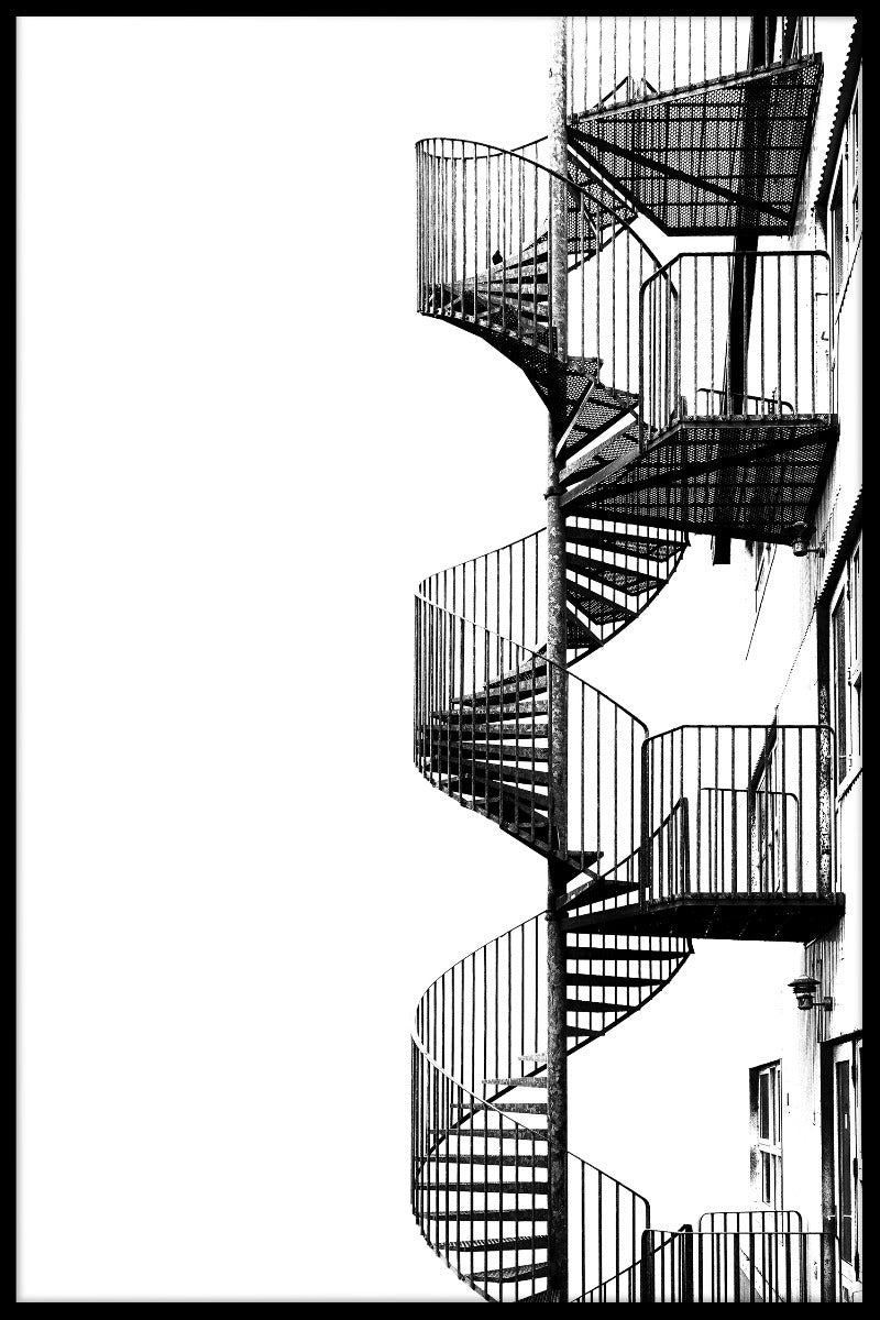 Spiraltrappa poster