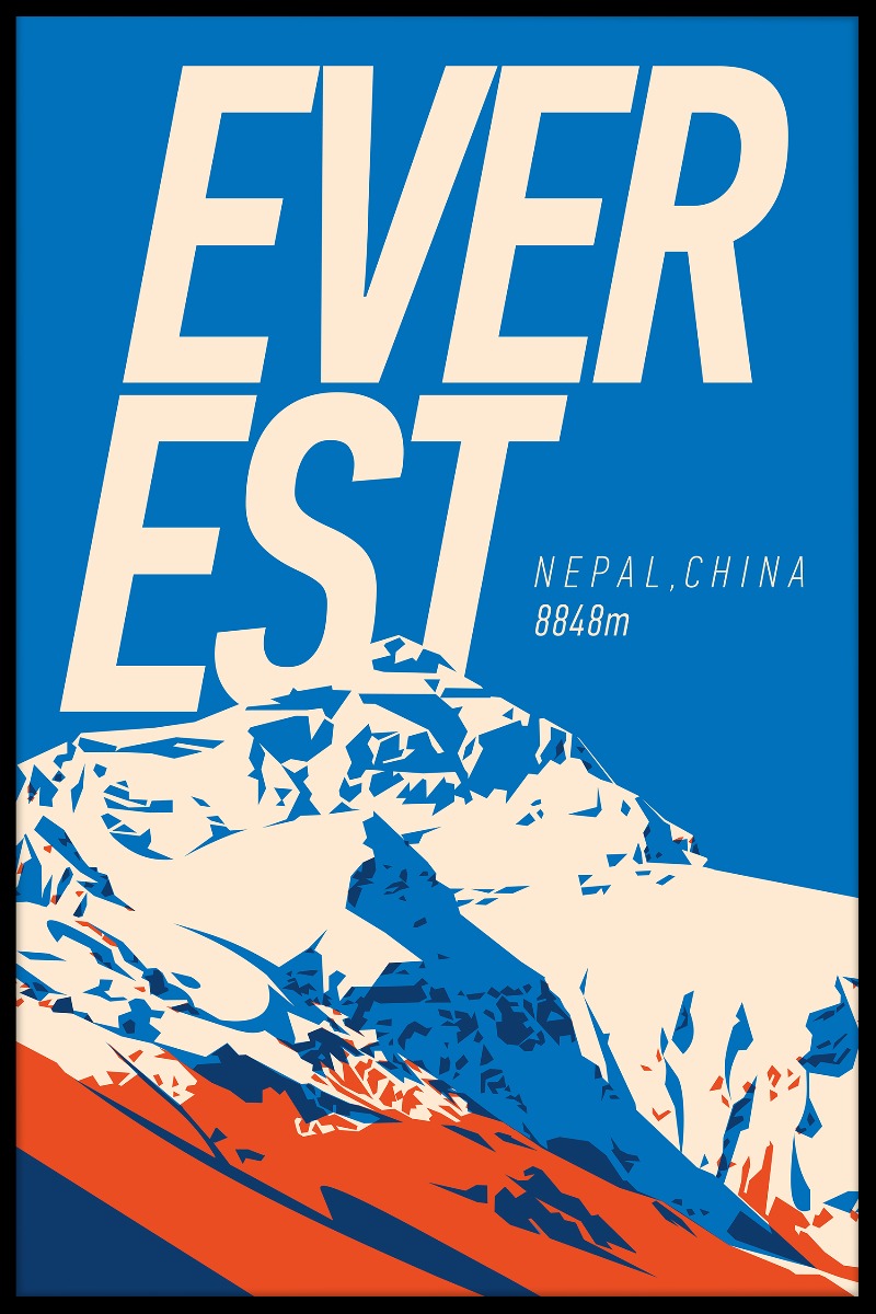 Everest Vintage poster