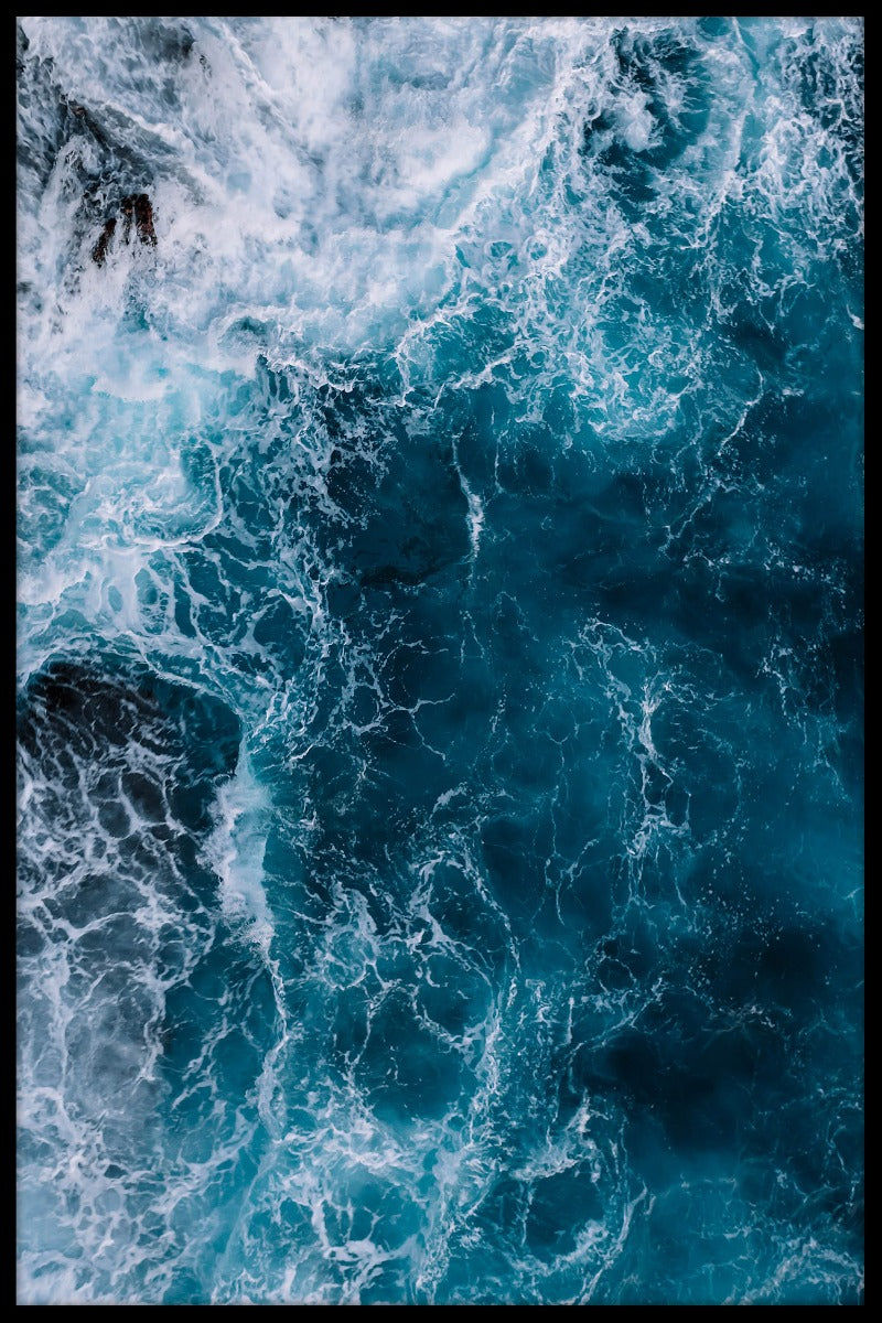Aerial Ocean Poster-s