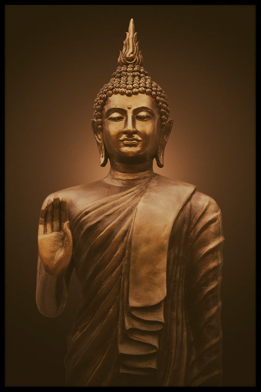 Buddha skulptur poster