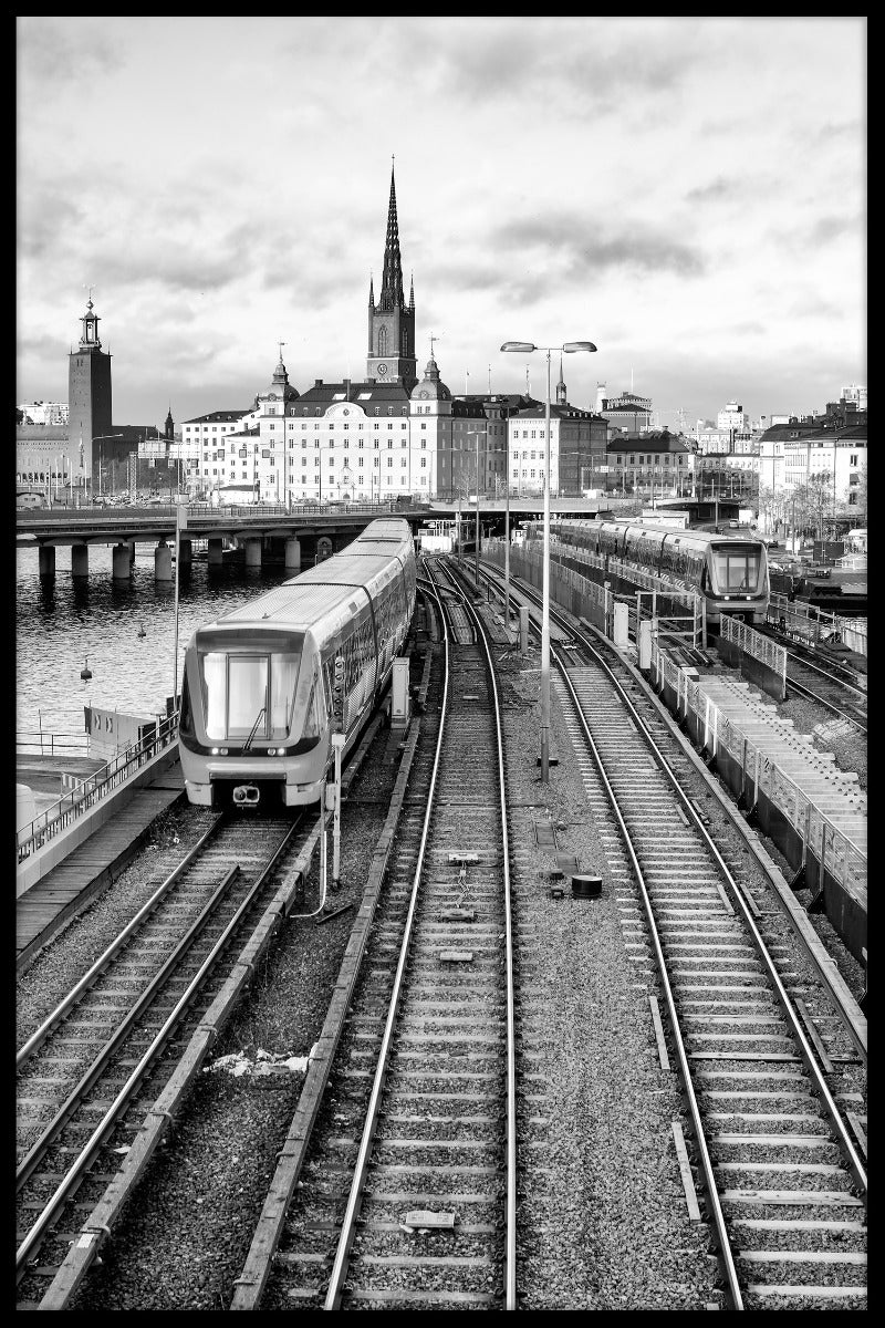 Stockholm tågspår poster