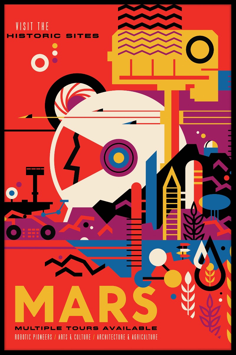 NASA Mars poster