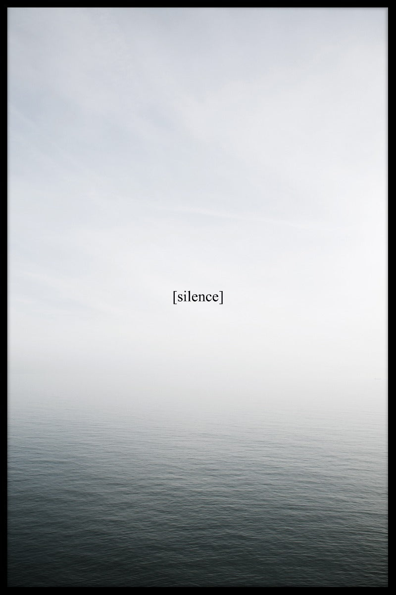 Tystnad poster