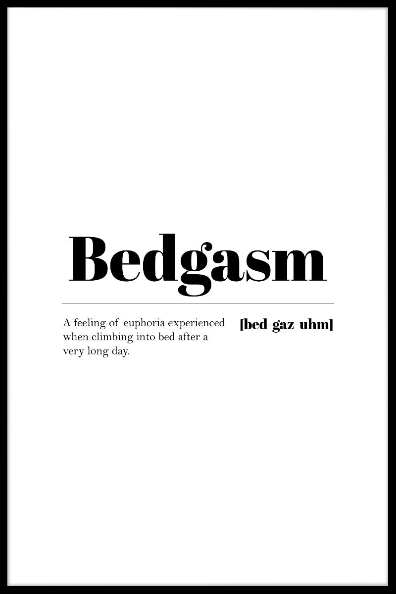 Bedgasm poster