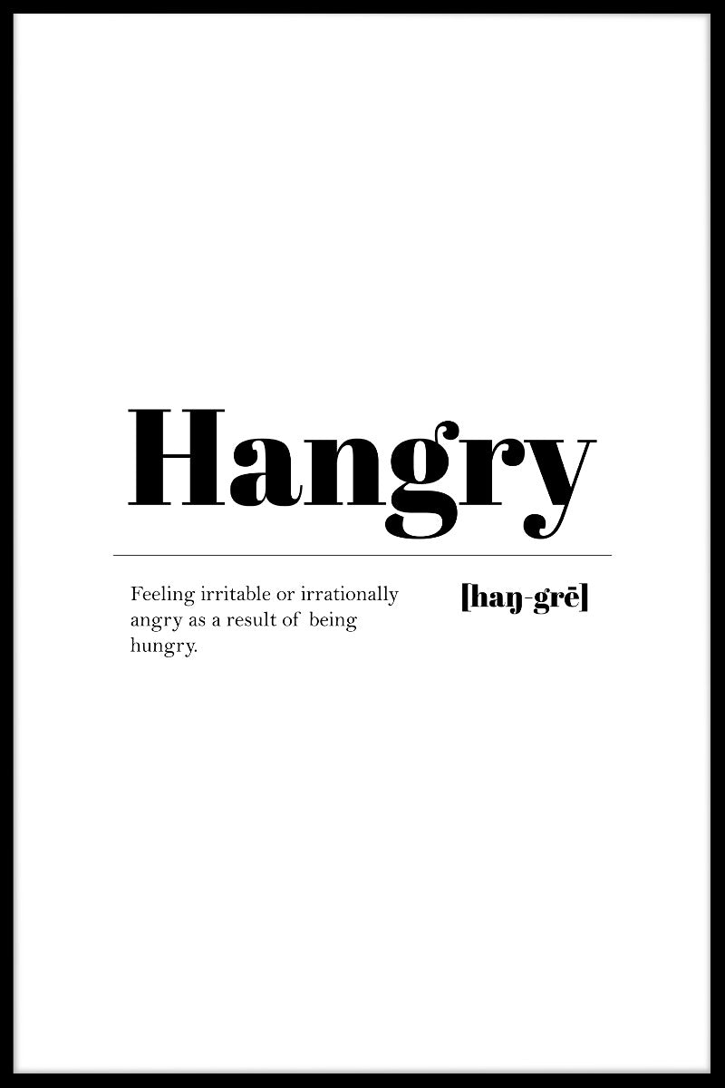 Hangry poster