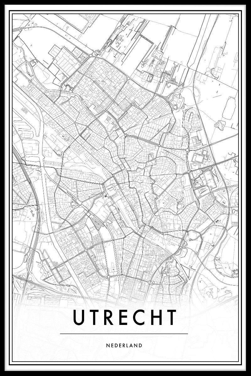 Utrecht kartposter