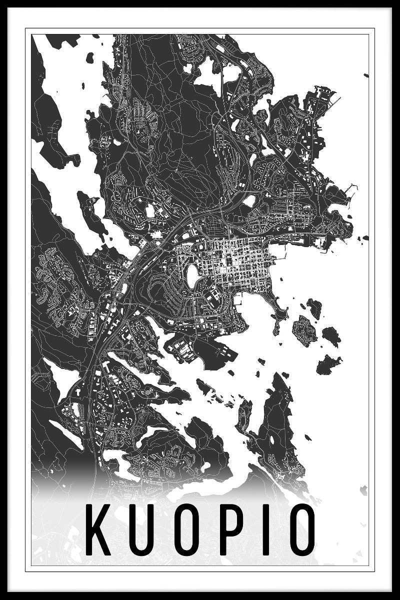 Kuopio Karta N02 poster