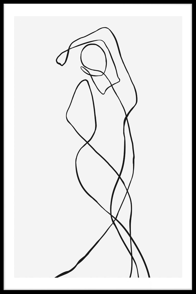 Naturlig linje N04 poster