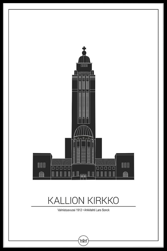 Kallio kyrka Helsingfors poster
