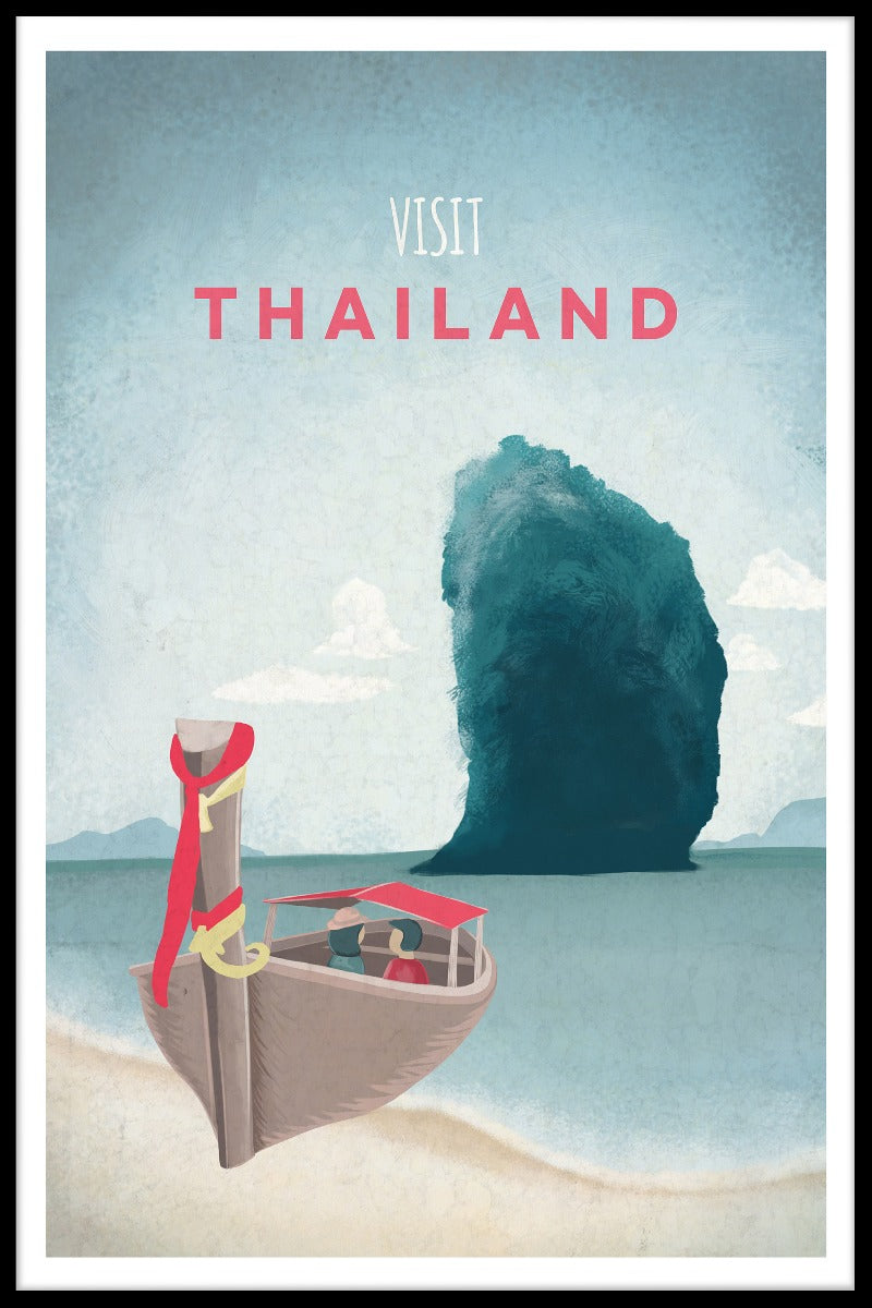 Besök Thailand poster