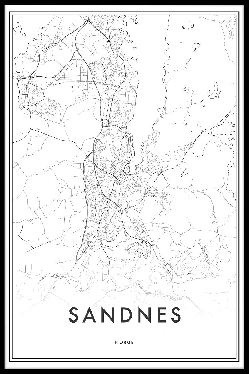 Sandnes Kartposter