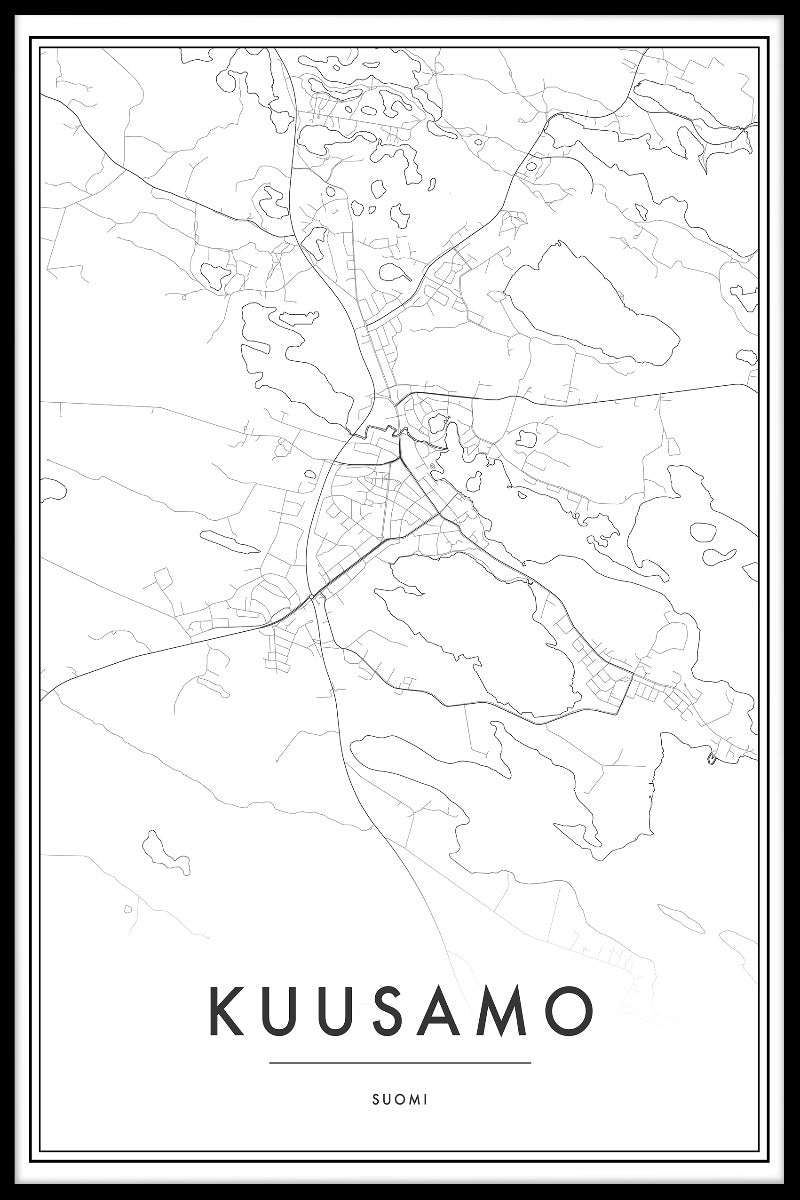 Kuusamo kartposter