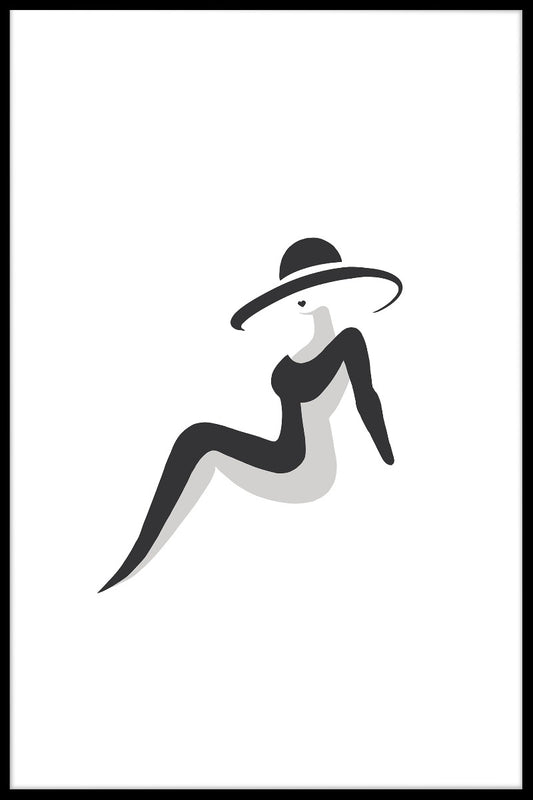 Mode grafisk konst poster