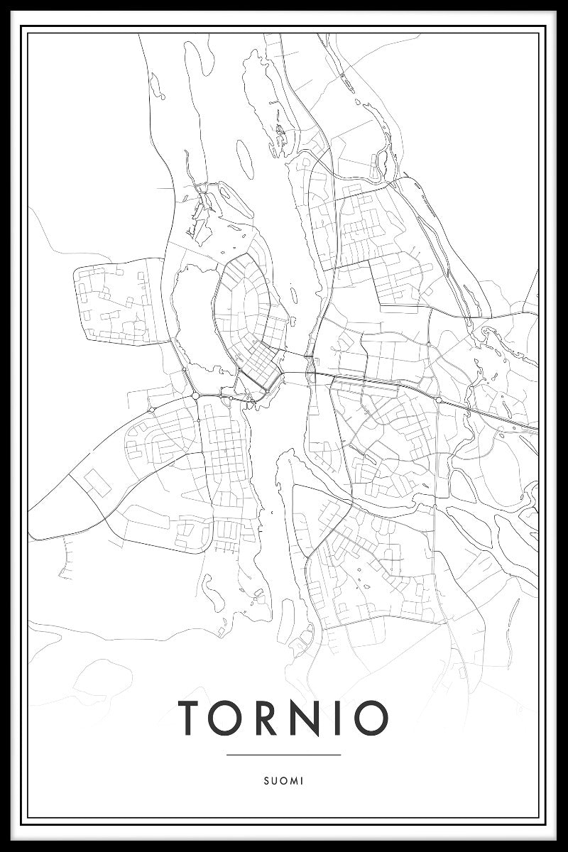 Tornio kartposter