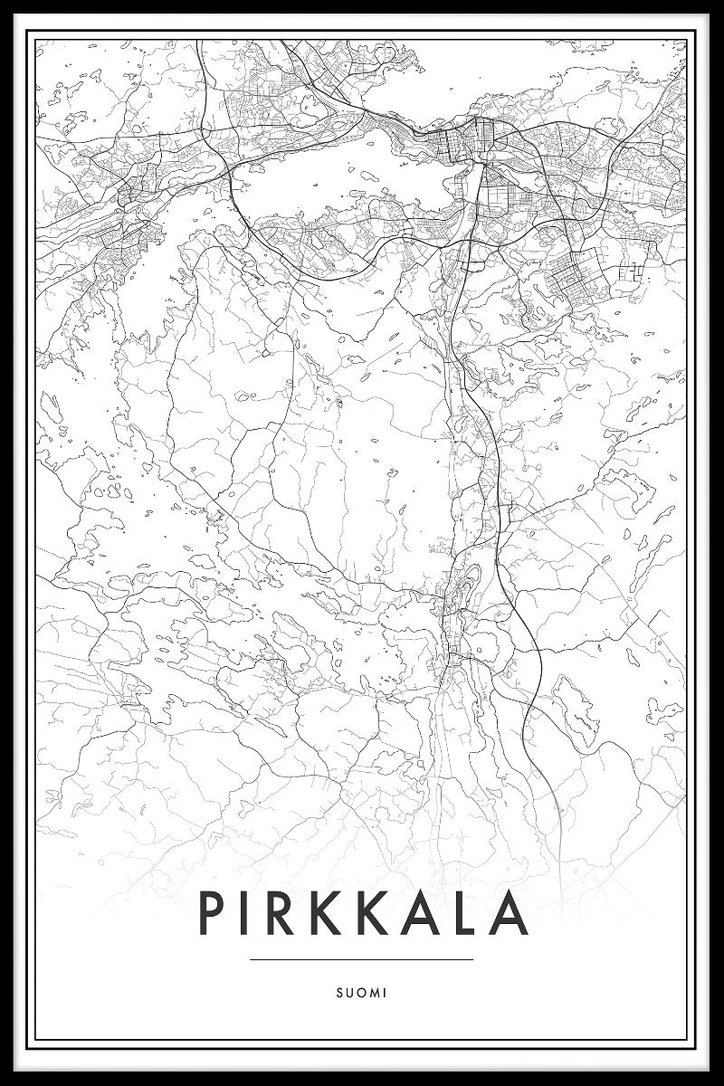 Pirkkala Karta Poster-s