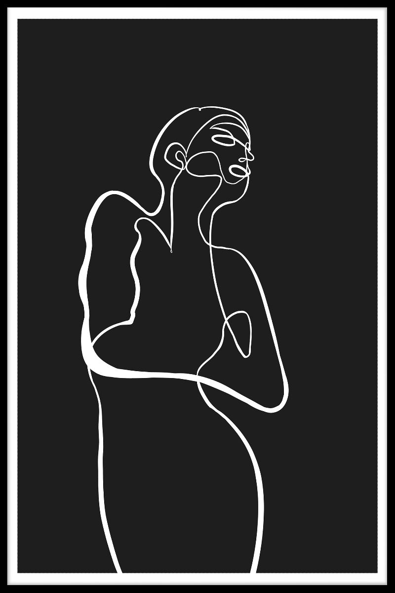 Emotion Line Art poster