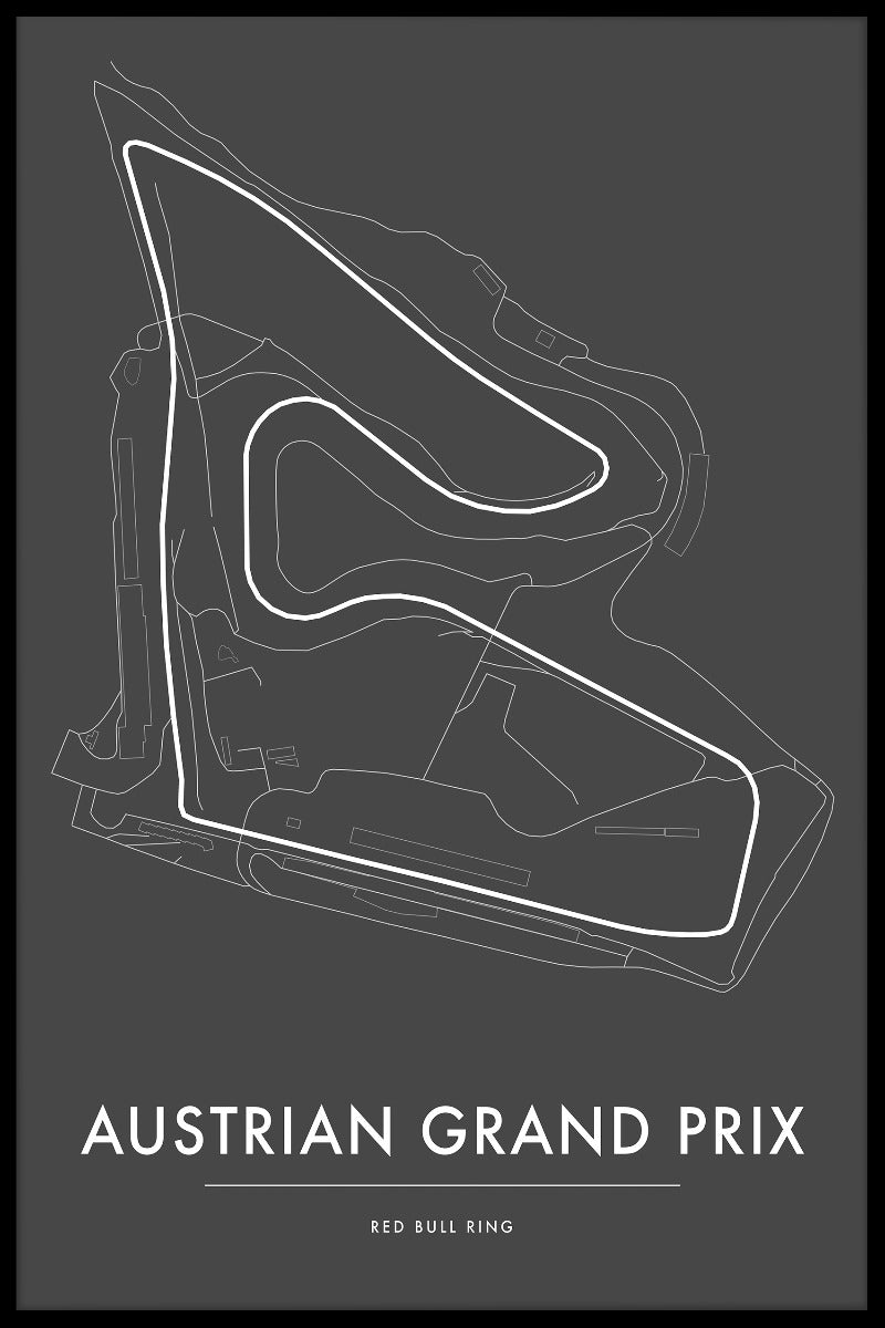 Red Bull Ring österrikiska GP affisch-s