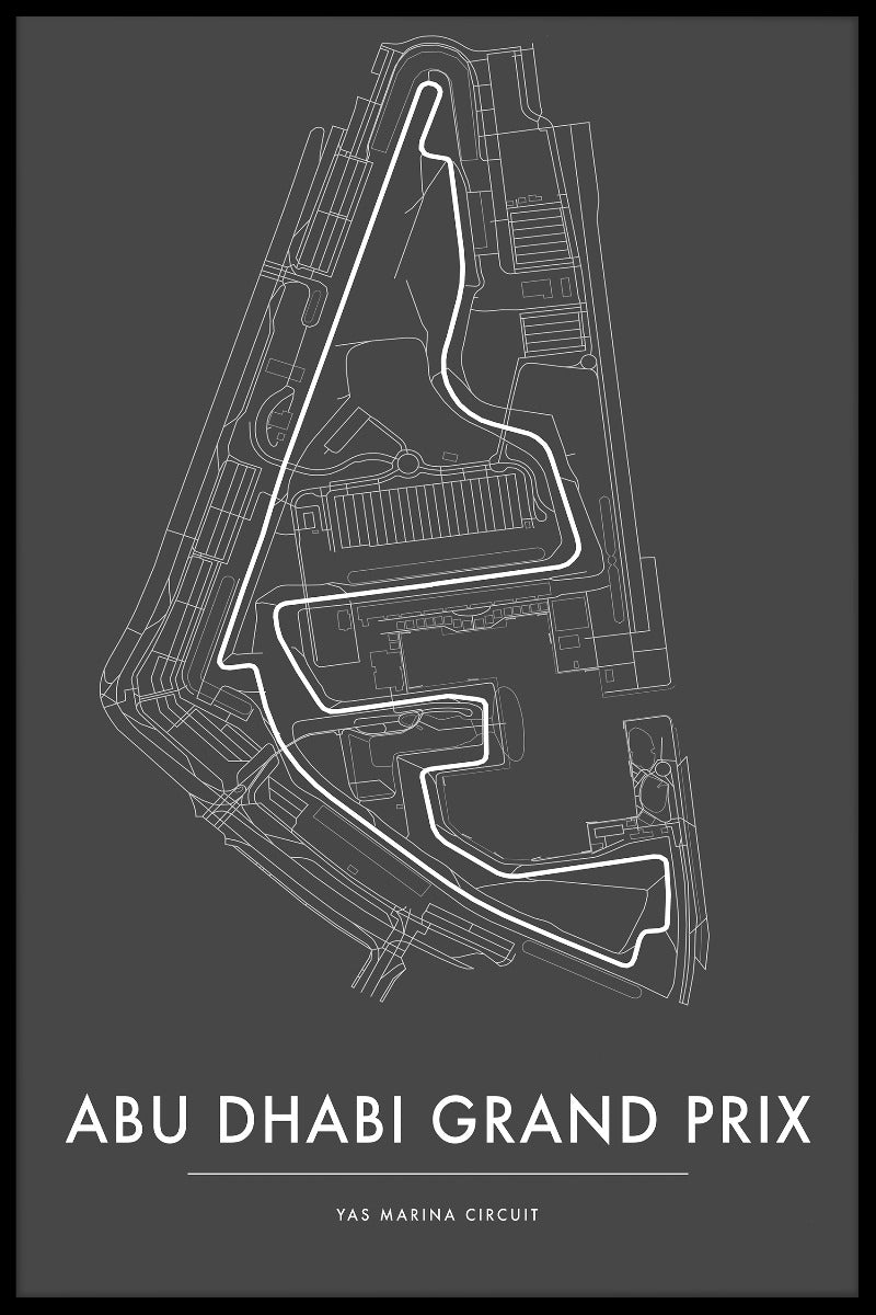 Yas Marina Abu Dhabi GP poster