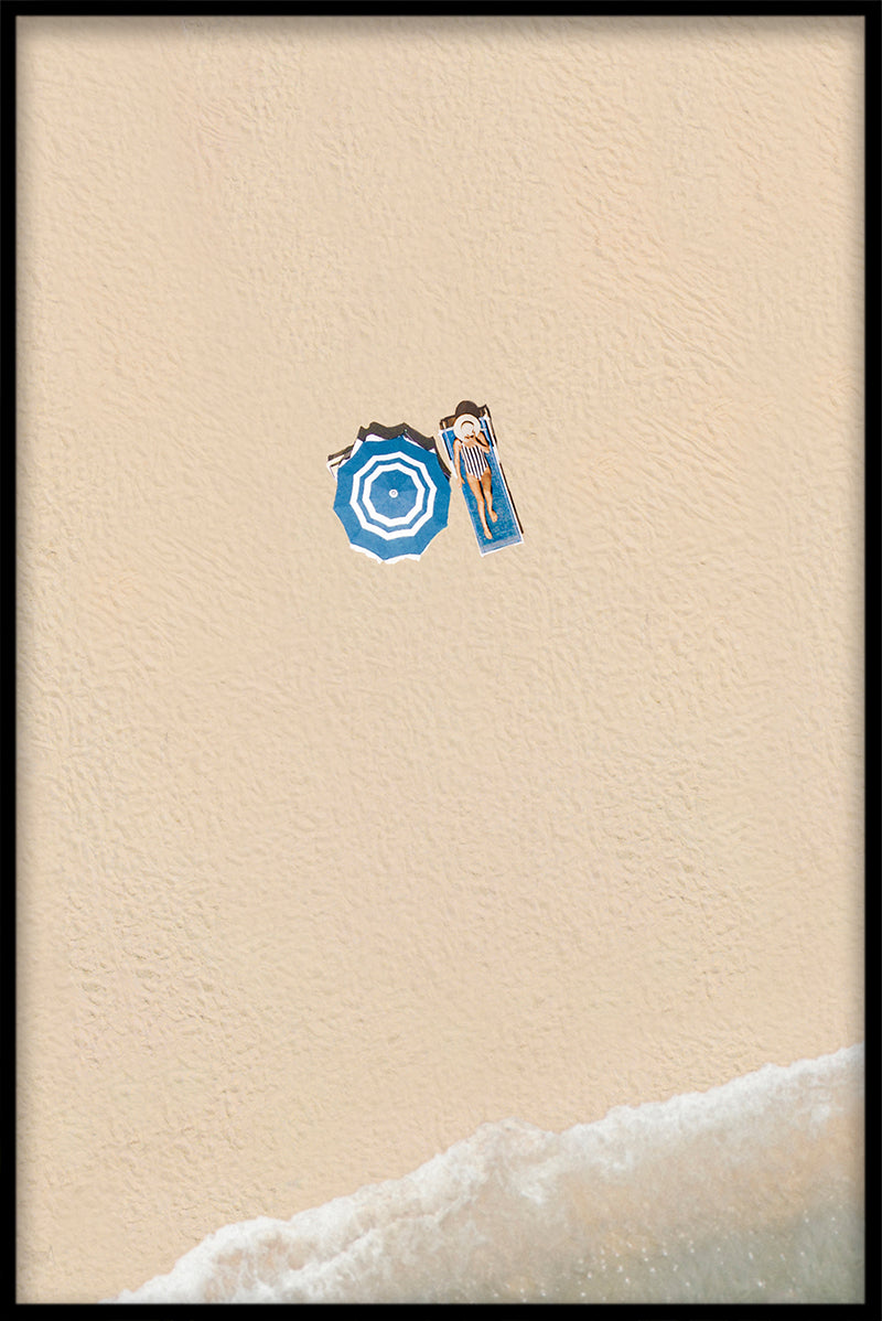 Aerial Beach Relax poster