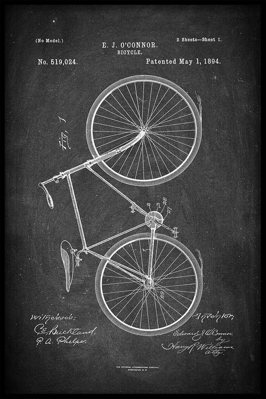 Cykelpatent N02 poster