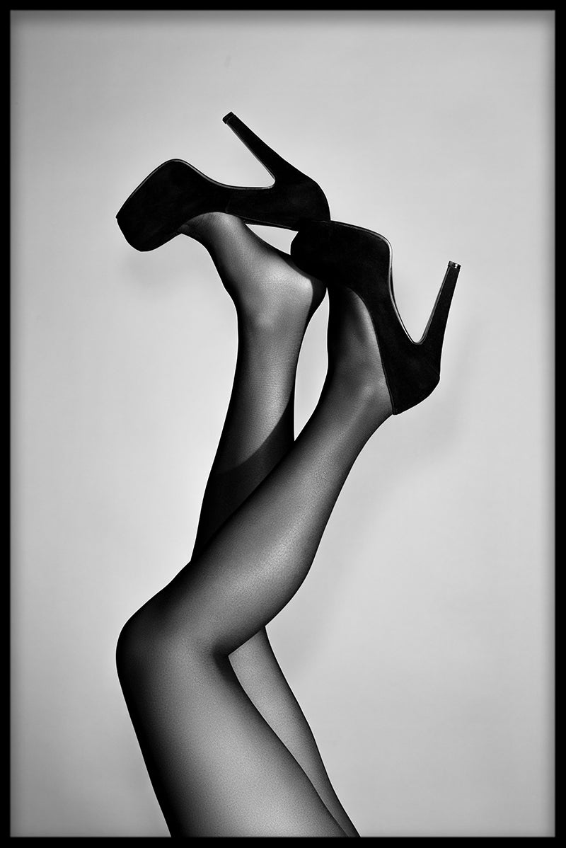 Svarta och vita ben poster