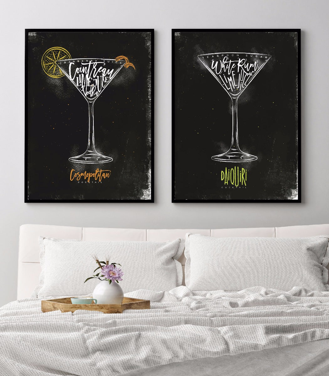 Kosmopolitisk cocktailposter