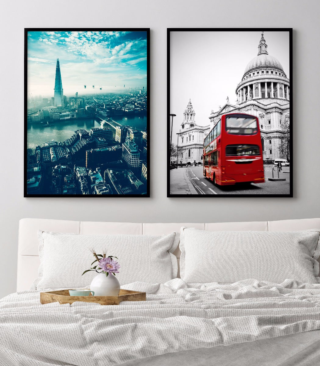 London Shard Skyline poster