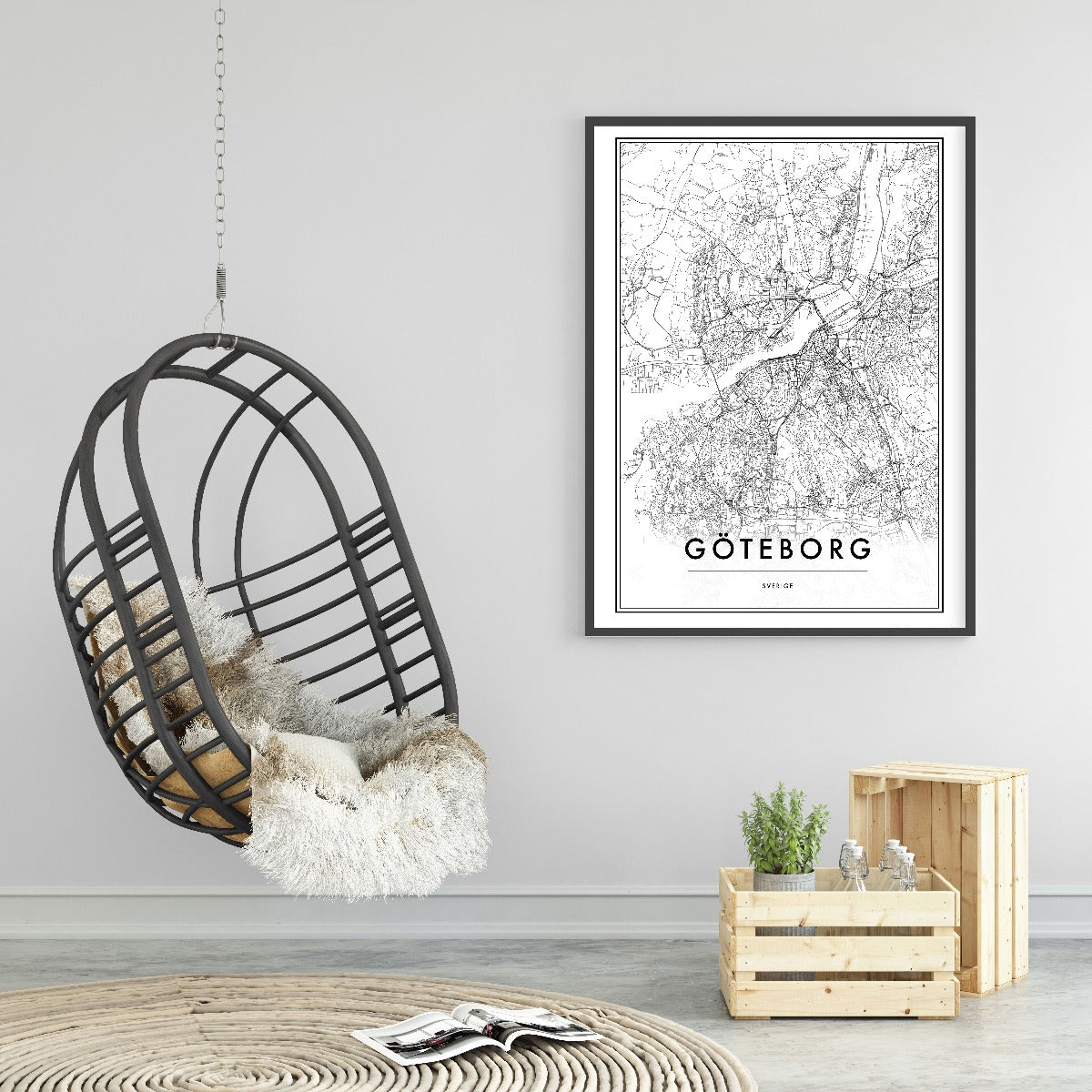 Göteborg Kartposter