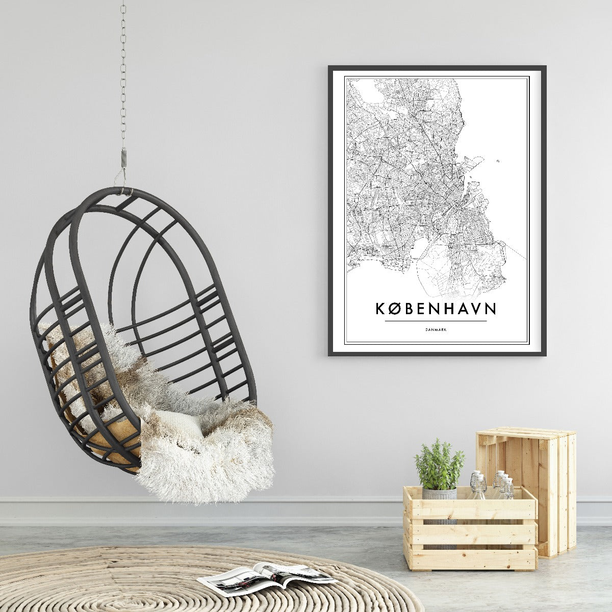 Köpenhamns kartposter
