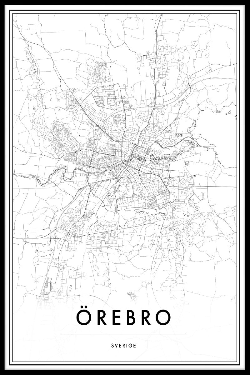 Örebro Kartposter