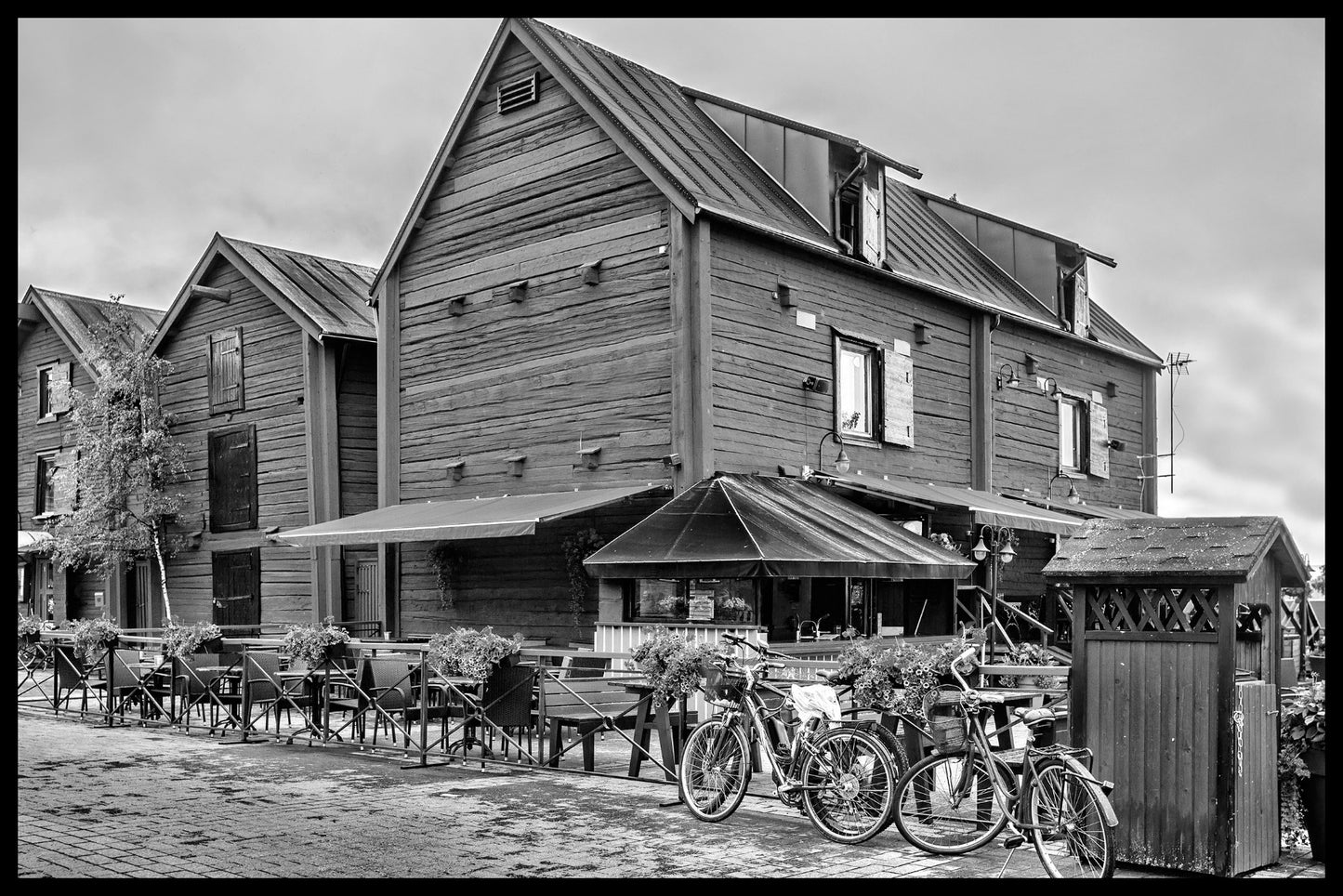 Gamla trähus Uleåborg poster