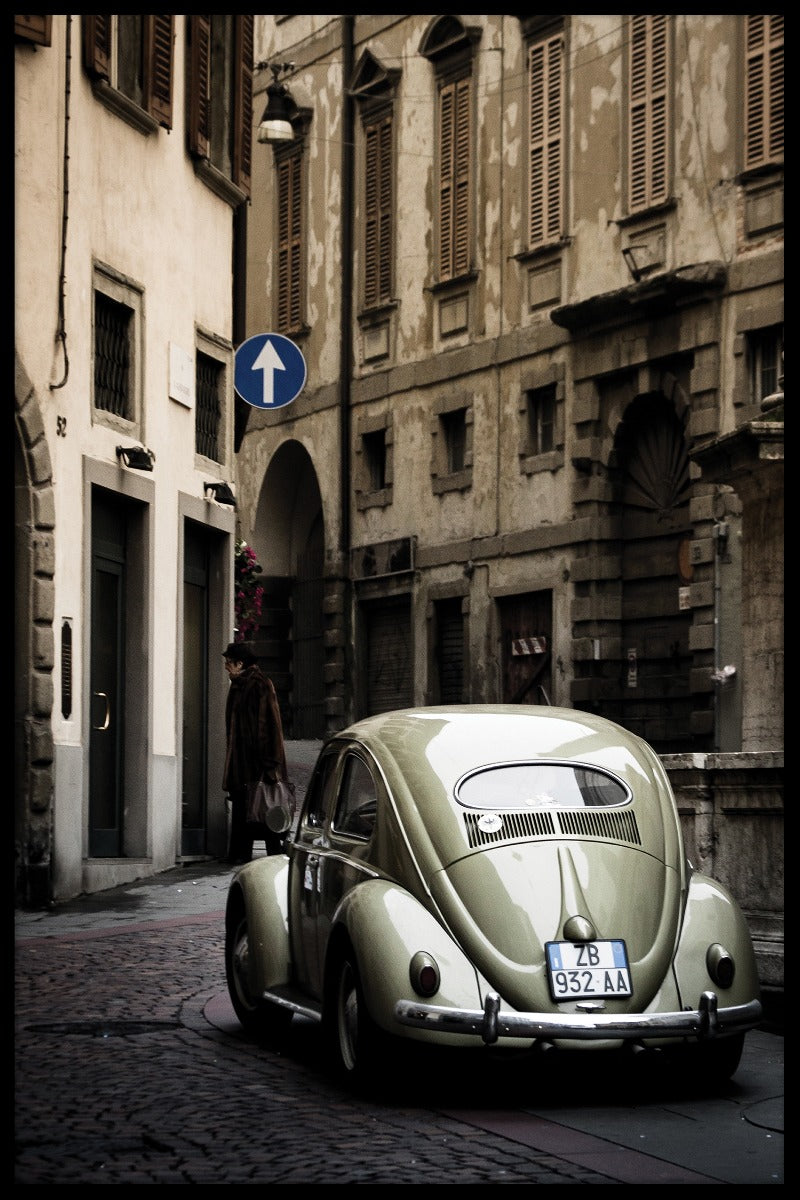 Klassisk VW Beetle i Italien poster