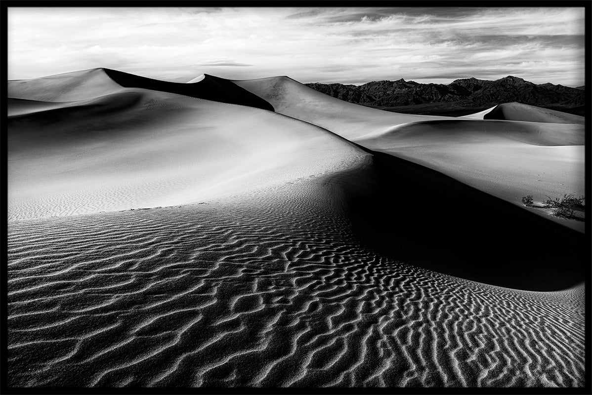 Sanddyner i Death Valley poster