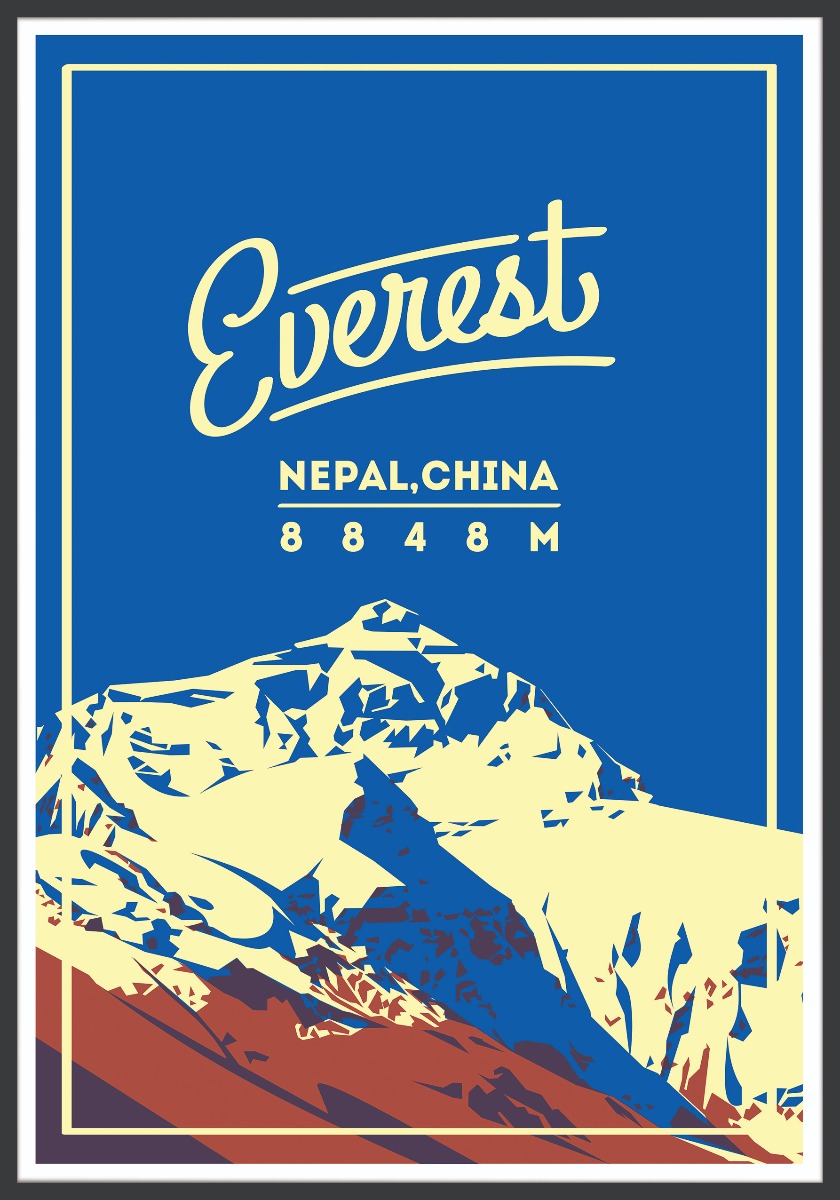 Everest Vintage N02 poster