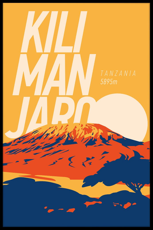 Kilimanjaro Vintage N02 poster