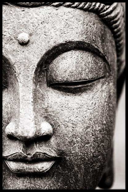 Buddha närbild poster