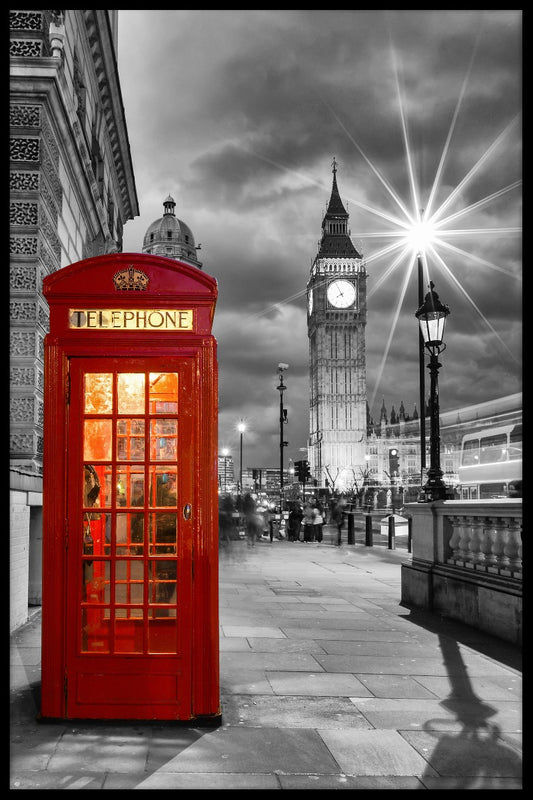 London Phone Booth Westminster Poster-s