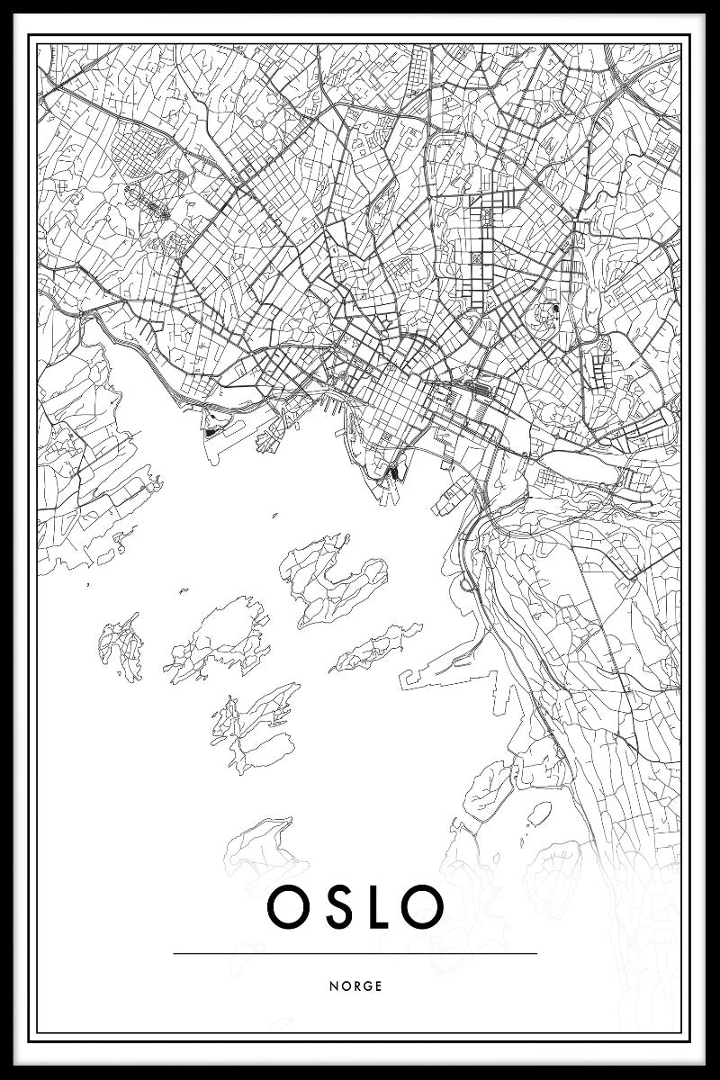 Oslo kartposter