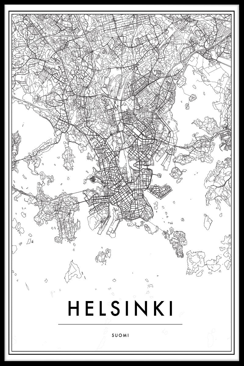 Helsingfors kartposter