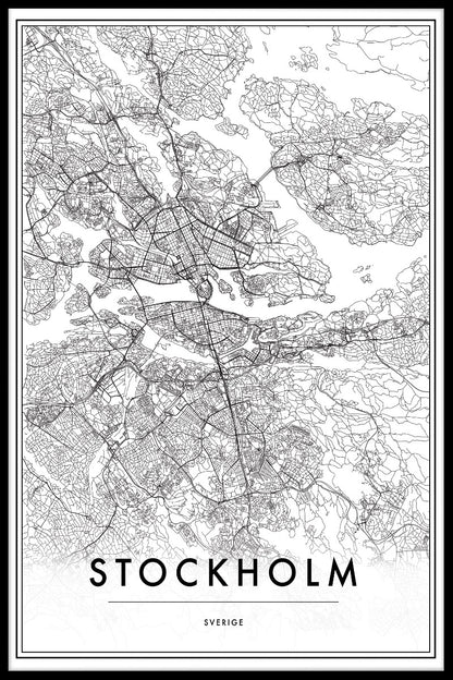 Stockholm Kartposter