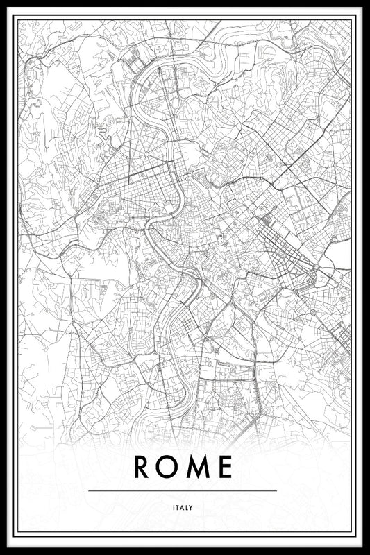 Rom Italien kartposter
