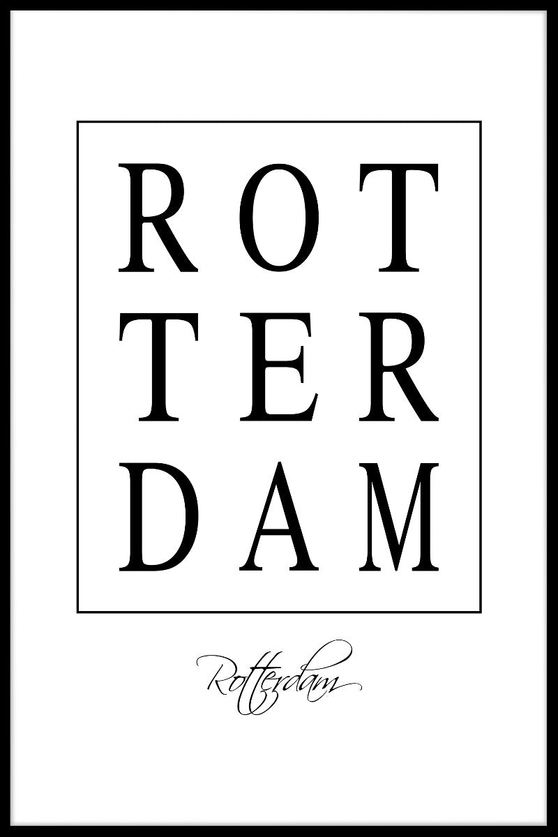 Rotterdam Box Textposter