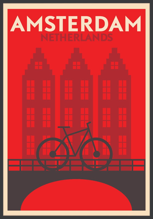 Amsterdam Vintage poster
