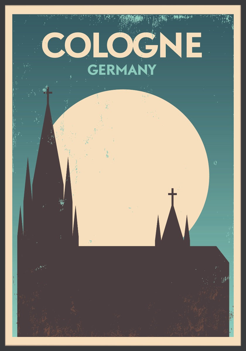 Köln vintage poster