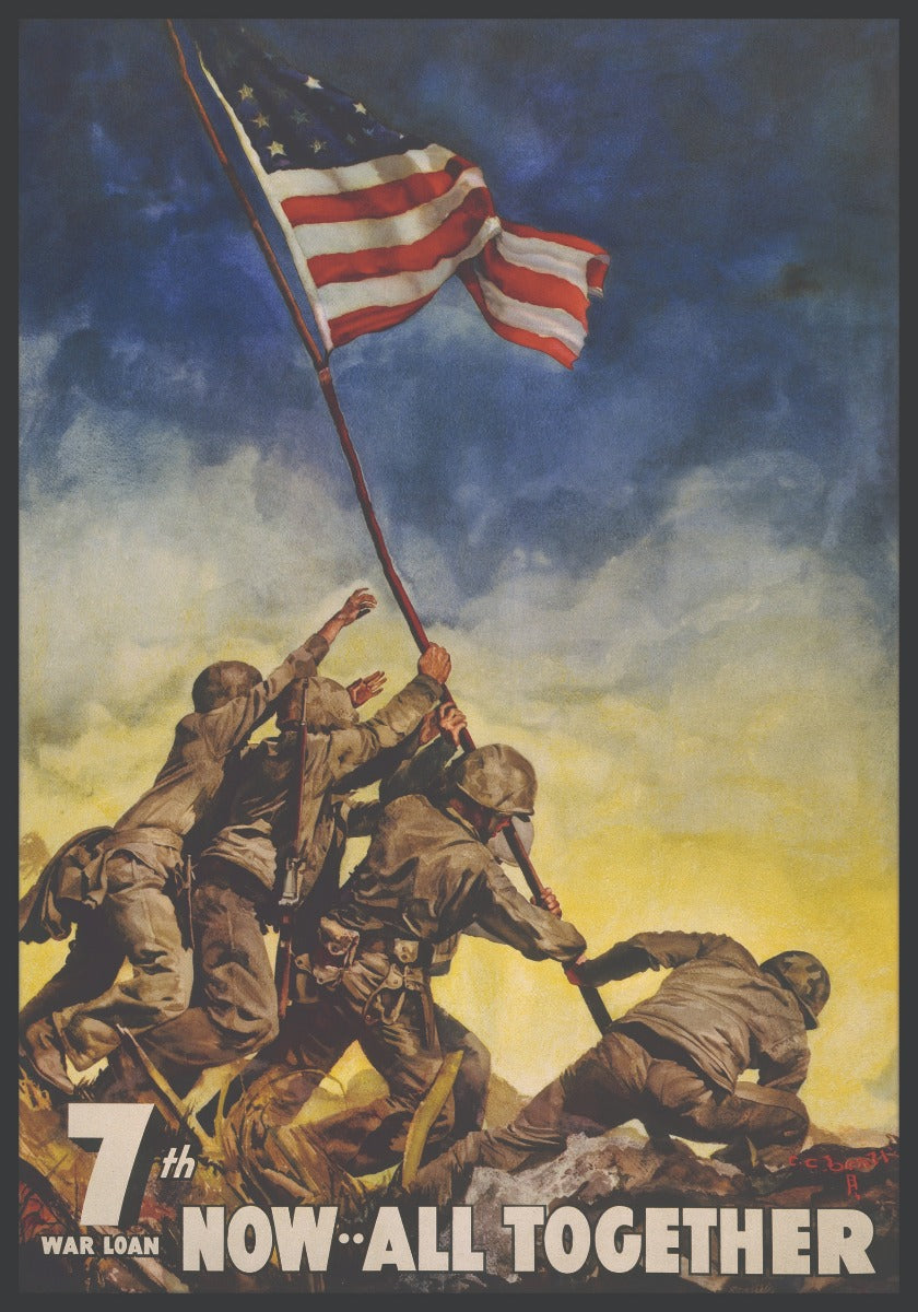 7th War Loan Vintage poster