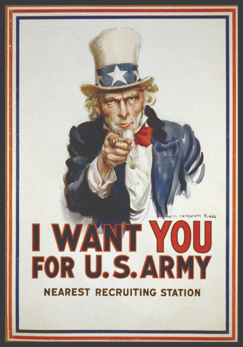 Uncle Sam Vintage poster