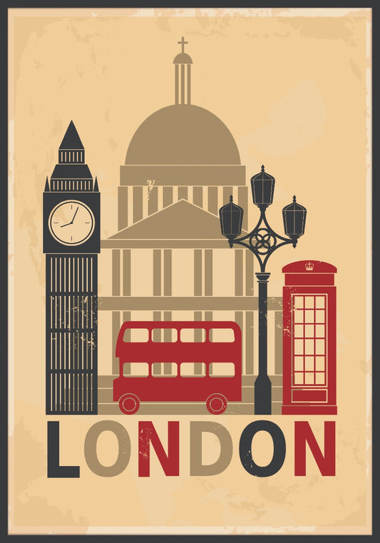 London Illustration poster