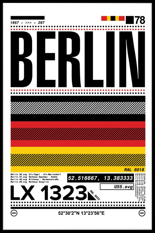 Berlin flygplats poster