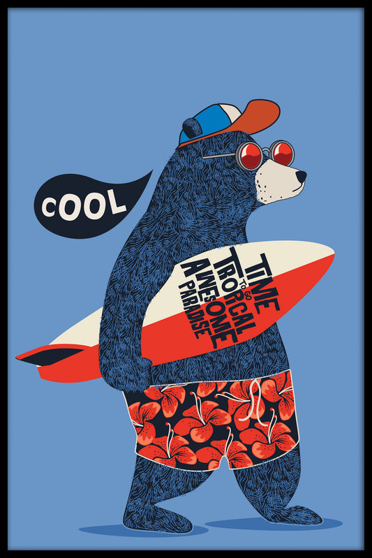 Surferbjörnposter