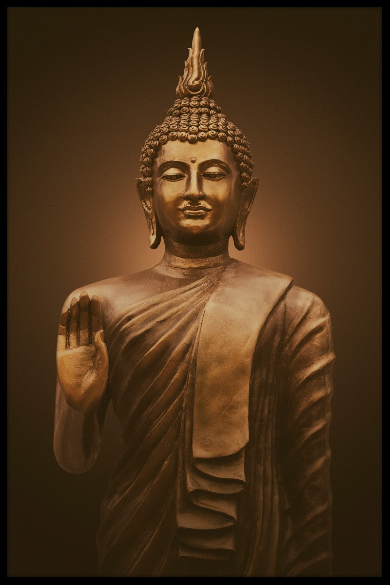 Buddha skulptur poster